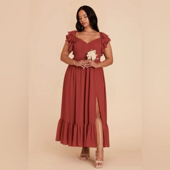 Birdy Grey - Women's Michelle Dress Chiffon - Spice. Size: M. NWT. (1643) - Picture 12 of 13